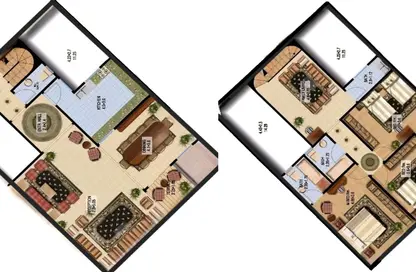 Duplex - 3 Bedrooms - 3 Bathrooms for sale in 4th Neighborhood - 4th Area - Shorouk City - Cairo