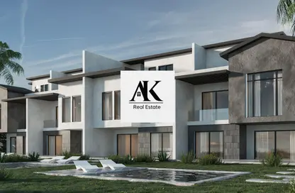 Twin House - 3 Bedrooms - 4 Bathrooms for sale in Creek Town - The 1st Settlement - New Cairo City - Cairo