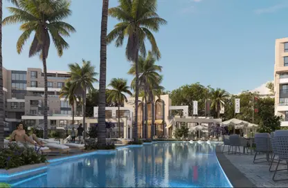 Apartment - 3 Bedrooms - 3 Bathrooms for sale in Aqmar - Al Wahat Road - 6 October City - Giza