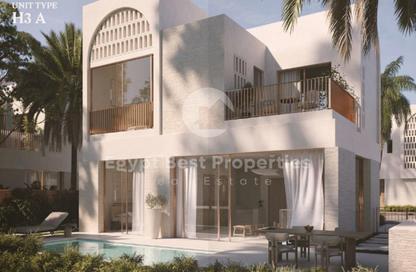 Chalet - 3 Bedrooms - 3 Bathrooms for sale in Ramla Lakeside - Qesm Ad Dabaah - North Coast