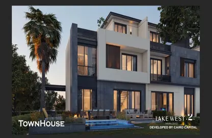 Villa - 1 Bedroom - 3 Bathrooms for sale in Lake West - Sheikh Zayed Compounds - Sheikh Zayed City - Giza