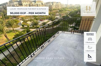 Penthouse - 3 Bedrooms - 4 Bathrooms for rent in Eastown - 5th Settlement Compounds - The 5th Settlement - New Cairo City - Cairo