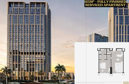 Apartment - 1 Bedroom - 2 Bathrooms for sale in Arkan Palm 205 - Sheikh Zayed Compounds - Sheikh Zayed City - Giza