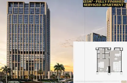Apartment - 1 Bedroom - 2 Bathrooms for sale in Arkan Palm 205 - Sheikh Zayed Compounds - Sheikh Zayed City - Giza