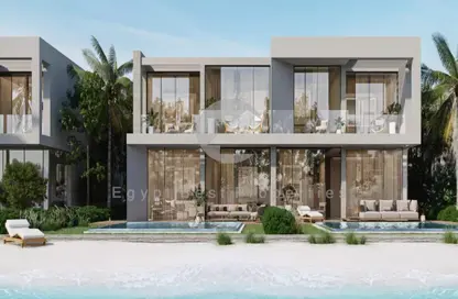 Chalet - 2 Bedrooms - 2 Bathrooms for sale in Azha - Al Ain Al Sokhna - Suez