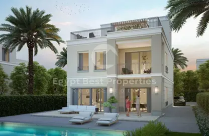 Villa - 3 Bedrooms - 4 Bathrooms for sale in Belle Vie - New Zayed City - Sheikh Zayed City - Giza