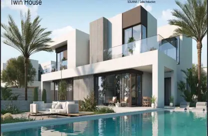 Twin House - 3 Bedrooms - 3 Bathrooms for sale in Solana - New Zayed City - Sheikh Zayed City - Giza