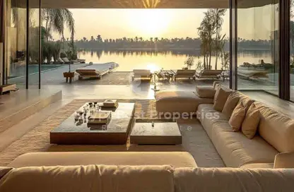 فيلا - 7 غرف نوم - 8 حمامات للبيع في جريان - مدينة زايد الجديدة - الشيخ زايد - الجيزة