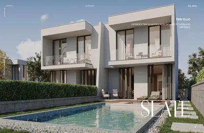 Twin House - 5 Bedrooms - 4 Bathrooms for sale in Direction White - Ras Al Hekma - North Coast