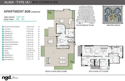 Apartment - 5 Bedrooms - 3 Bathrooms for sale in Santorini - New Alamein City - Al Alamein - North Coast
