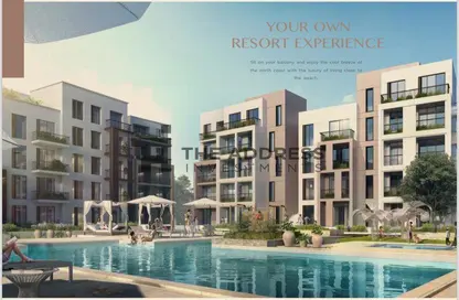 Apartment - 1 Bedroom - 1 Bathroom for sale in Marassi - Sidi Abdel Rahman - North Coast