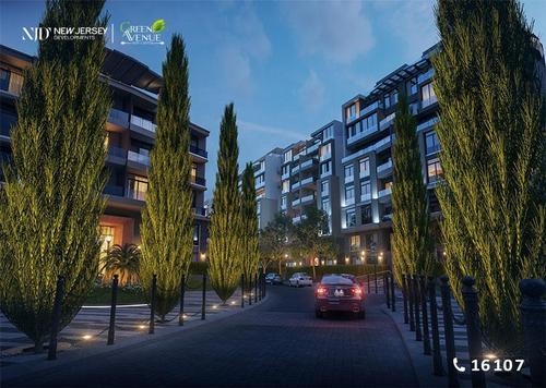 Apartment - 3 bedrooms - 3 bathrooms for للبيع in Green Avenue - New Capital Compounds - New Capital City - Cairo