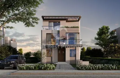 فيلا - 4 غرف نوم - 4 حمامات للبيع في ليك ويست 4 - كمبوندات الشيخ زايد - الشيخ زايد - الجيزة