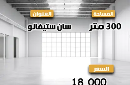 مخزن - استوديو - 1 حمام للايجار في شارع الفتح - سان ستيفانو - حي شرق - الاسكندرية