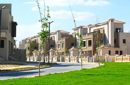 Townhouse - 4 Bedrooms - 4 Bathrooms for sale in Palm Hills WoodVille - Al Wahat Road - 6 October City - Giza