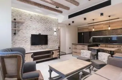 Apartment - 2 Bedrooms - 1 Bathroom for rent in Palm Hills Village Gate - South Investors Area - New Cairo City - Cairo