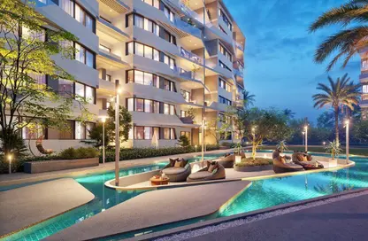 Apartment - 1 Bedroom - 1 Bathroom for sale in The Median Residences - 5th Settlement Compounds - The 5th Settlement - New Cairo City - Cairo
