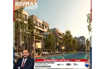 Apartment - 2 Bedrooms - 2 Bathrooms for sale in Rivers - New Zayed City - Sheikh Zayed City - Giza