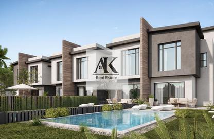 Twin House - 3 Bedrooms - 4 Bathrooms for sale in Creek Town - The 1st Settlement - New Cairo City - Cairo