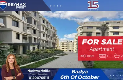 Apartment - 1 Bedroom - 2 Bathrooms for sale in Badya Palm Hills - 6 October Compounds - 6 October City - Giza Apartment - 1 Bedroom - 2 Bathrooms for sale in Badya Palm Hills - 6 October Compounds - 6 October City - Giza