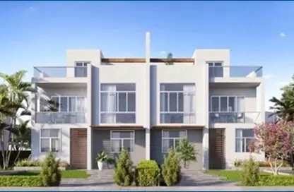 Twin House - 3 Bedrooms - 4 Bathrooms for sale in Mazarine - New Alamein City - Al Alamein - North Coast
