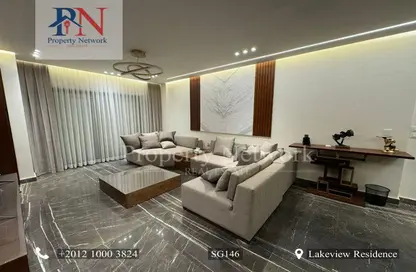 Apartment - 2 Bedrooms - 2 Bathrooms for rent in Lake View Residence - 5th Settlement Compounds - The 5th Settlement - New Cairo City - Cairo