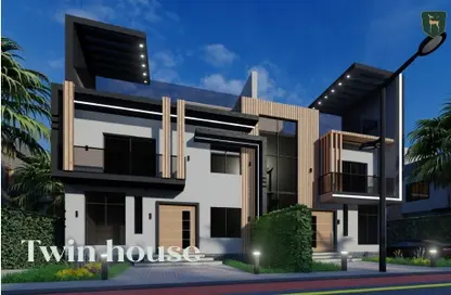 Twin House - 4 Bedrooms - 4 Bathrooms for sale in Montania - New Zayed City - Sheikh Zayed City - Giza