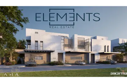 Twin House - 4 Bedrooms - 4 Bathrooms for sale in VAHA by Alkarma Developments - New Zayed City - Sheikh Zayed City - Giza