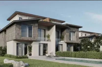 Twin House - 3 Bedrooms - 4 Bathrooms for sale in Creek Town - The 1st Settlement - New Cairo City - Cairo
