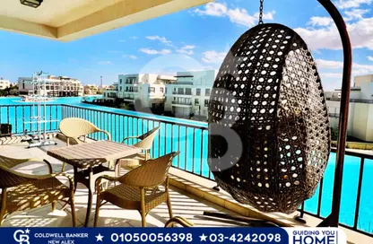 Chalet - 3 Bedrooms - 3 Bathrooms for rent in Marassi - Sidi Abdel Rahman - North Coast