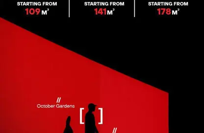 Apartment - 3 Bedrooms - 3 Bathrooms for sale in Jiran Residence - Hadayek October - 6 October City - Giza