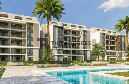 شقة - 2 غرف نوم - 2 حمامات للبيع في مون ريزيدنس - فيفث سكوير - التجمع الخامس - مدينة القاهرة الجديدة - القاهرة
