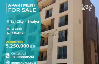 Apartment - 2 Bedrooms - 1 Bathroom for sale in Taj City - 5th Settlement Compounds - The 5th Settlement - New Cairo City - Cairo