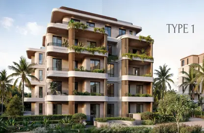 Apartment - 2 Bedrooms - 2 Bathrooms for sale in Crescent Walk - 5th Settlement Compounds - The 5th Settlement - New Cairo City - Cairo