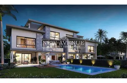 Villa - 3 Bedrooms - 4 Bathrooms for sale in Swan Lake Residence - 5th Settlement Compounds - The 5th Settlement - New Cairo City - Cairo