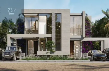 Twin House - 3 Bedrooms - 3 Bathrooms for sale in Azha North - Ras Al Hekma - North Coast