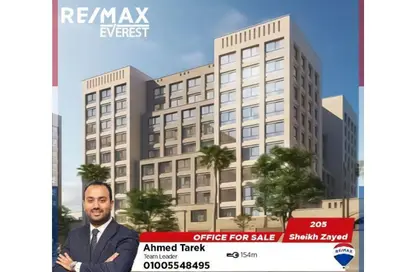 مساحات مكتبية - استوديو - 2 حمامات للبيع في 205 - محور 26 يوليو - الشيخ زايد - الجيزة