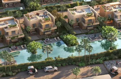 Chalet - 2 Bedrooms - 2 Bathrooms for sale in Ramla Lakeside - Qesm Ad Dabaah - North Coast