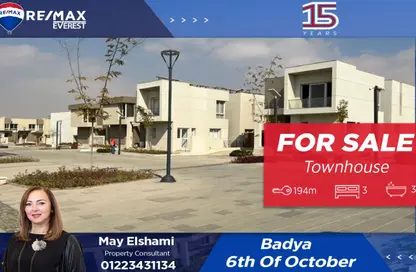 Townhouse - 3 Bedrooms - 3 Bathrooms for sale in Badya Palm Hills - 6 October Compounds - 6 October City - Giza