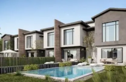 Twin House - 4 Bedrooms - 4 Bathrooms for sale in Creek Town - The 1st Settlement - New Cairo City - Cairo