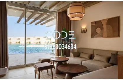 Chalet - 2 Bedrooms - 1 Bathroom for sale in Hacienda Waters - Qesm Ad Dabaah - North Coast