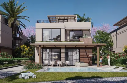 Villa - 4 Bedrooms - 3 Bathrooms for sale in Hills of one - New Zayed City - Sheikh Zayed City - Giza