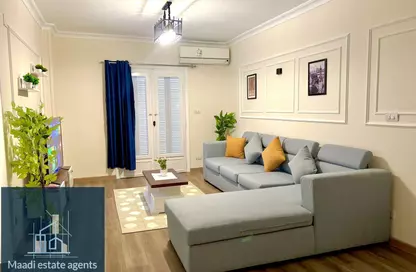 Apartment - 2 Bedrooms - 2 Bathrooms for rent in Street 206 - Degla - Hay El Maadi - Cairo