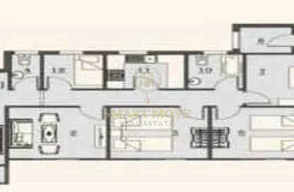 Apartment - 4 Bedrooms - 2 Bathrooms for sale in Jiwar - The 6th Settlement - New Cairo City - Cairo