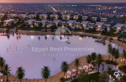 Chalet - 3 Bedrooms - 3 Bathrooms for sale in Ramla Lakeside - Qesm Ad Dabaah - North Coast