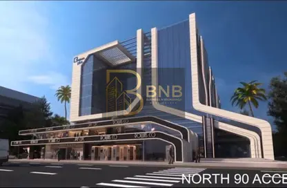 Office Space - Studio - 2 Bathrooms for rent in Business Plus - North Teseen St. - The 5th Settlement - New Cairo City - Cairo