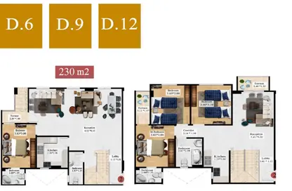 Duplex - 4 Bedrooms - 4 Bathrooms for sale in Gardenia Al Obour - 3rd District - Obour City - Qalyubia