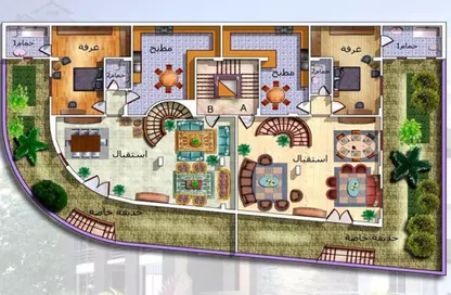 Duplex - 4 Bedrooms - 4 Bathrooms for sale in Al Andalus El Gedida - Al Andalus District - New Cairo City - Cairo
