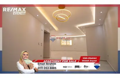 Apartment - 2 Bedrooms - 1 Bathroom for sale in 10th District - Sheikh Zayed City - Giza