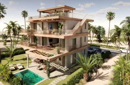 Chalet - 2 Bedrooms - 2 Bathrooms for sale in Ramla Lakeside - Qesm Ad Dabaah - North Coast